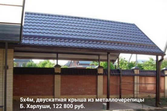 Изготовление навесов в Челябинске